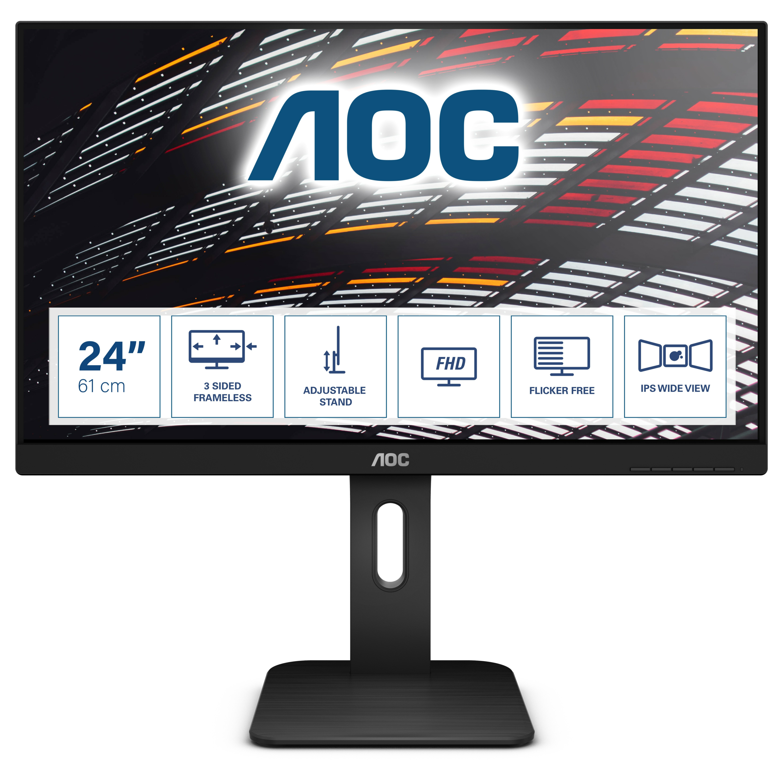 Monitor AOC X24P1 24” WUXGA IPS USB HDMI LED Nero