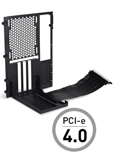 Cavo Lian Li O11D-1X-4 PCI-Slot-Blende – PCIe 4.0, Nero