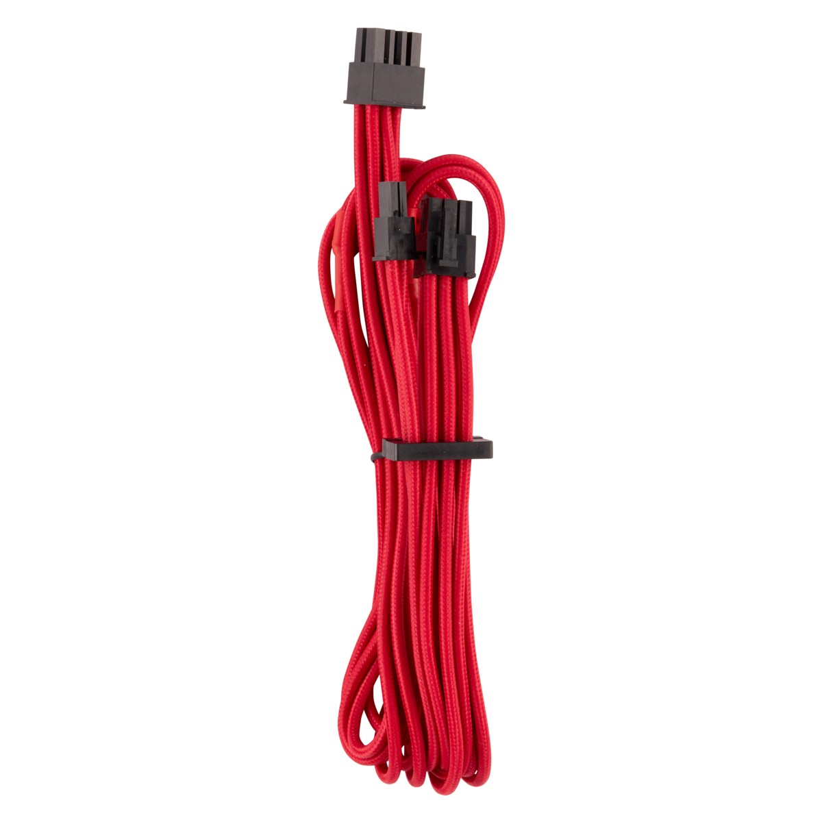 Corsair Premium Sleeved PCIe Single-Kabel, (Gen 4) – Rosso