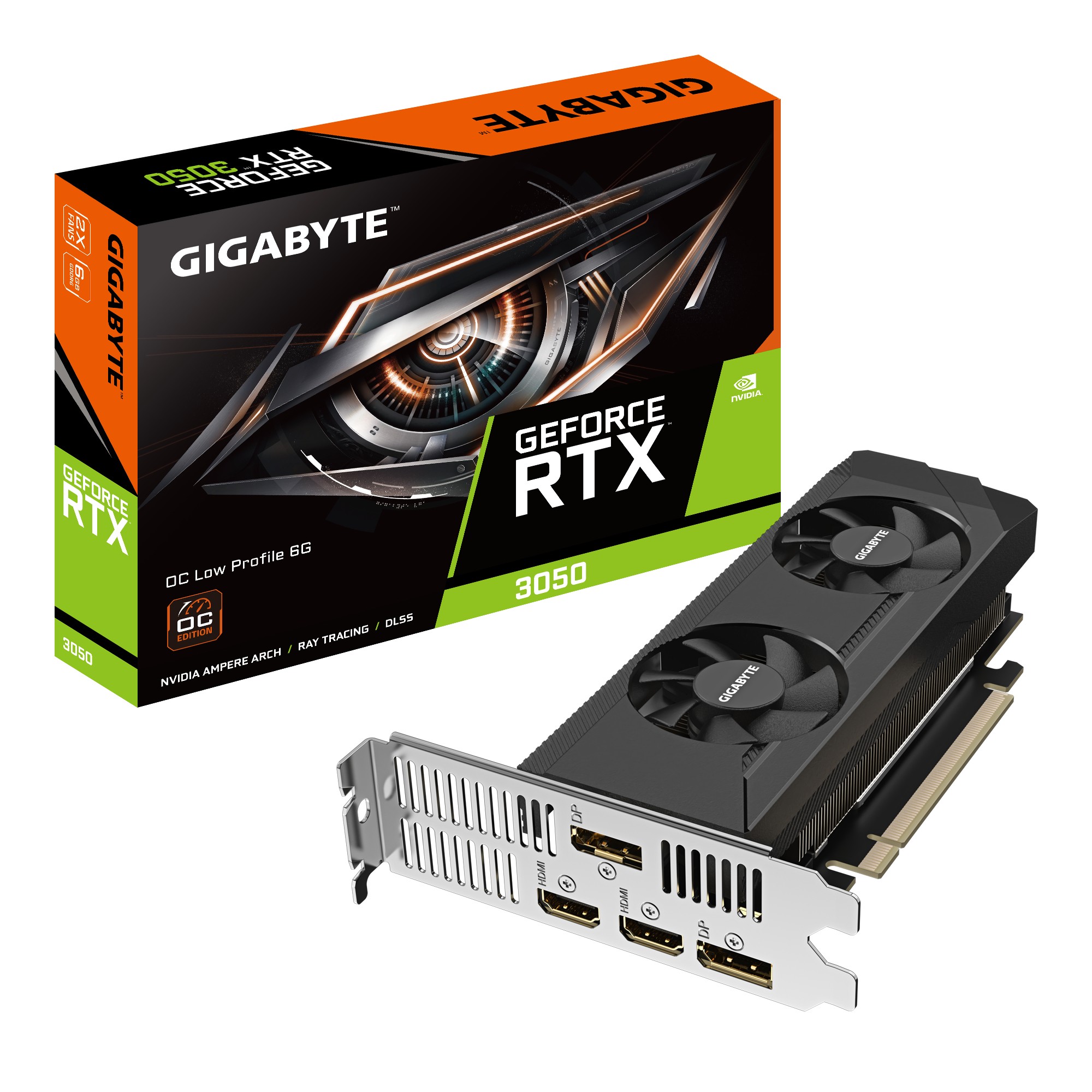 VGA Gigabyte GeForce RTX 3050 6GB OC Low Profile