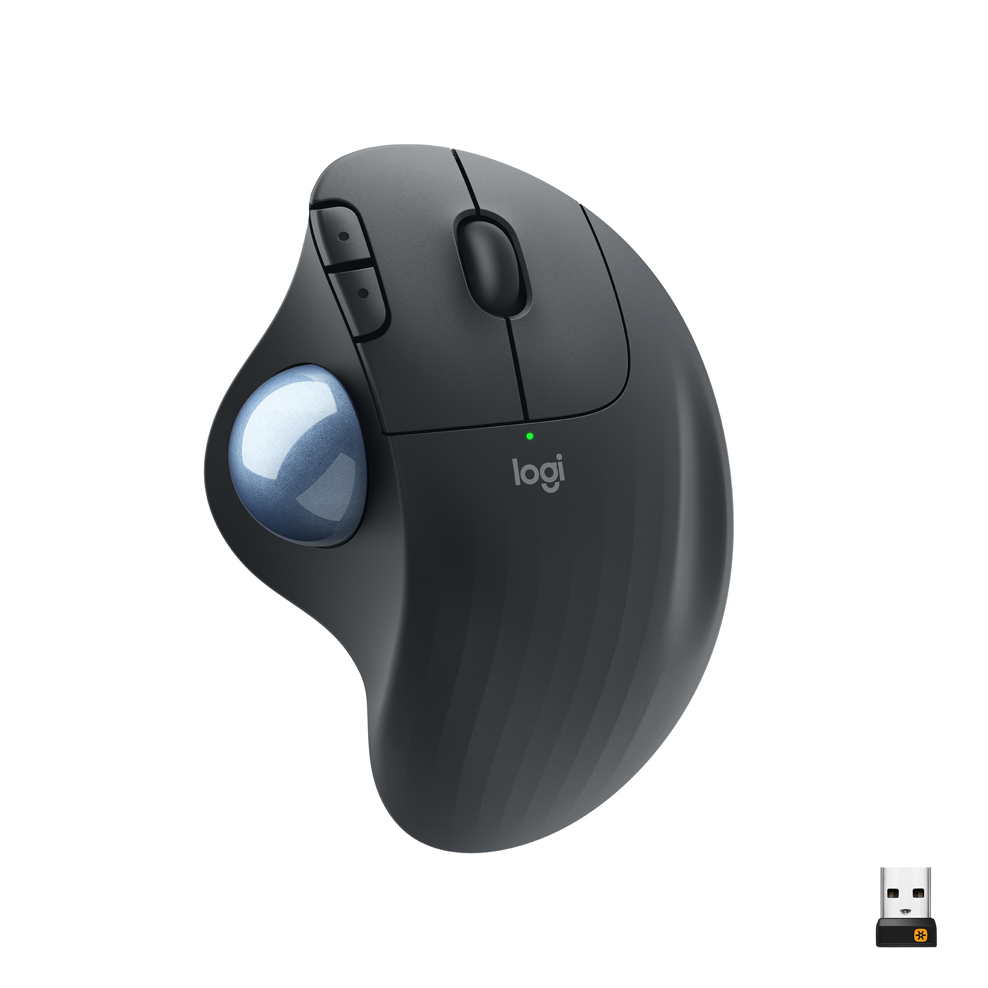 Mouse Logitech ERGO M575 Wireless a RF + Bluetooth Trackball Grafite