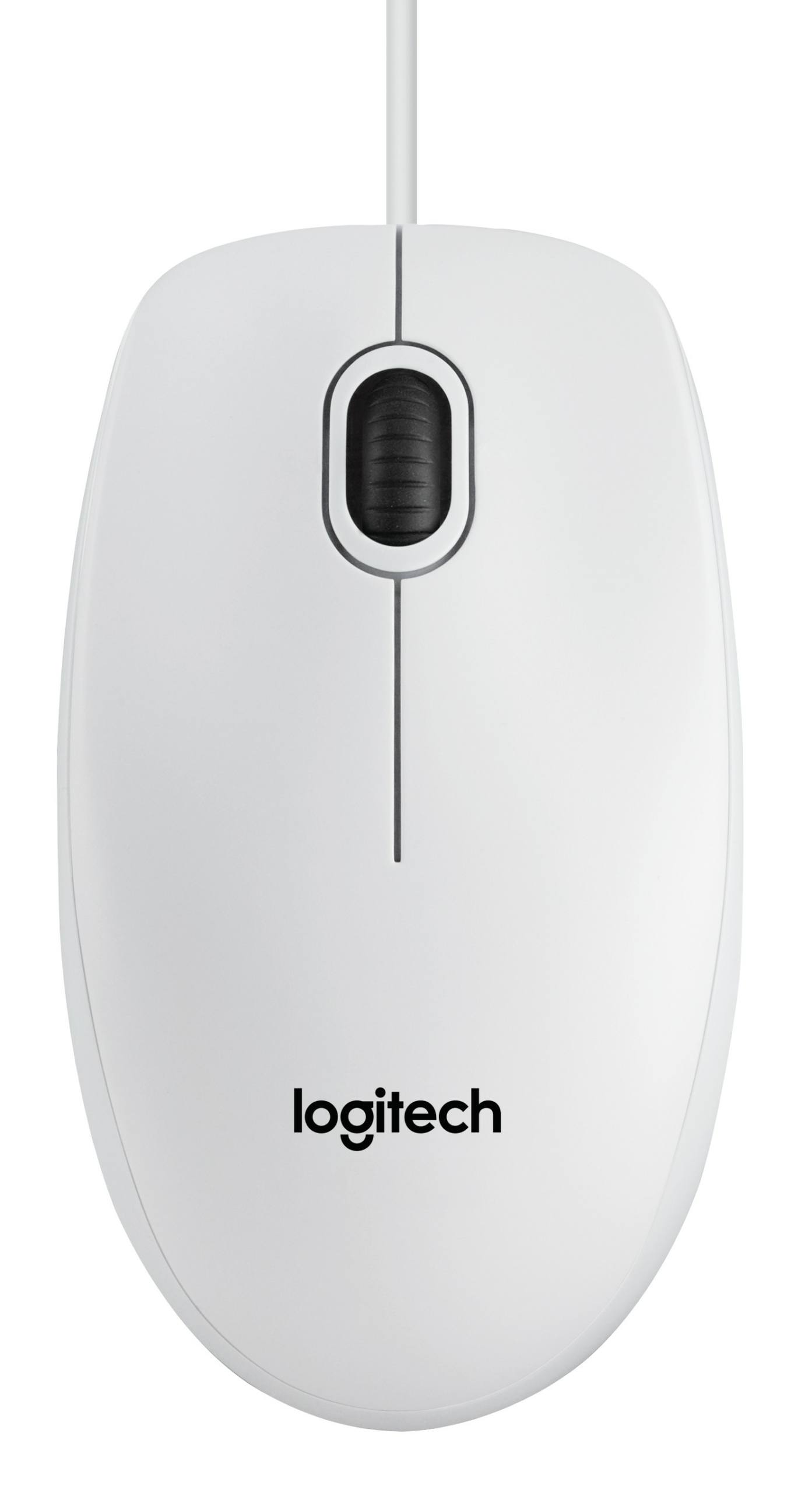Mouse Logitech B100 Optical bianco