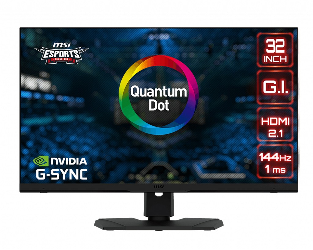 Monitor Optix MPG321URDE-QD 32” G-SYNC 4K IPS DP HDMI  Nero