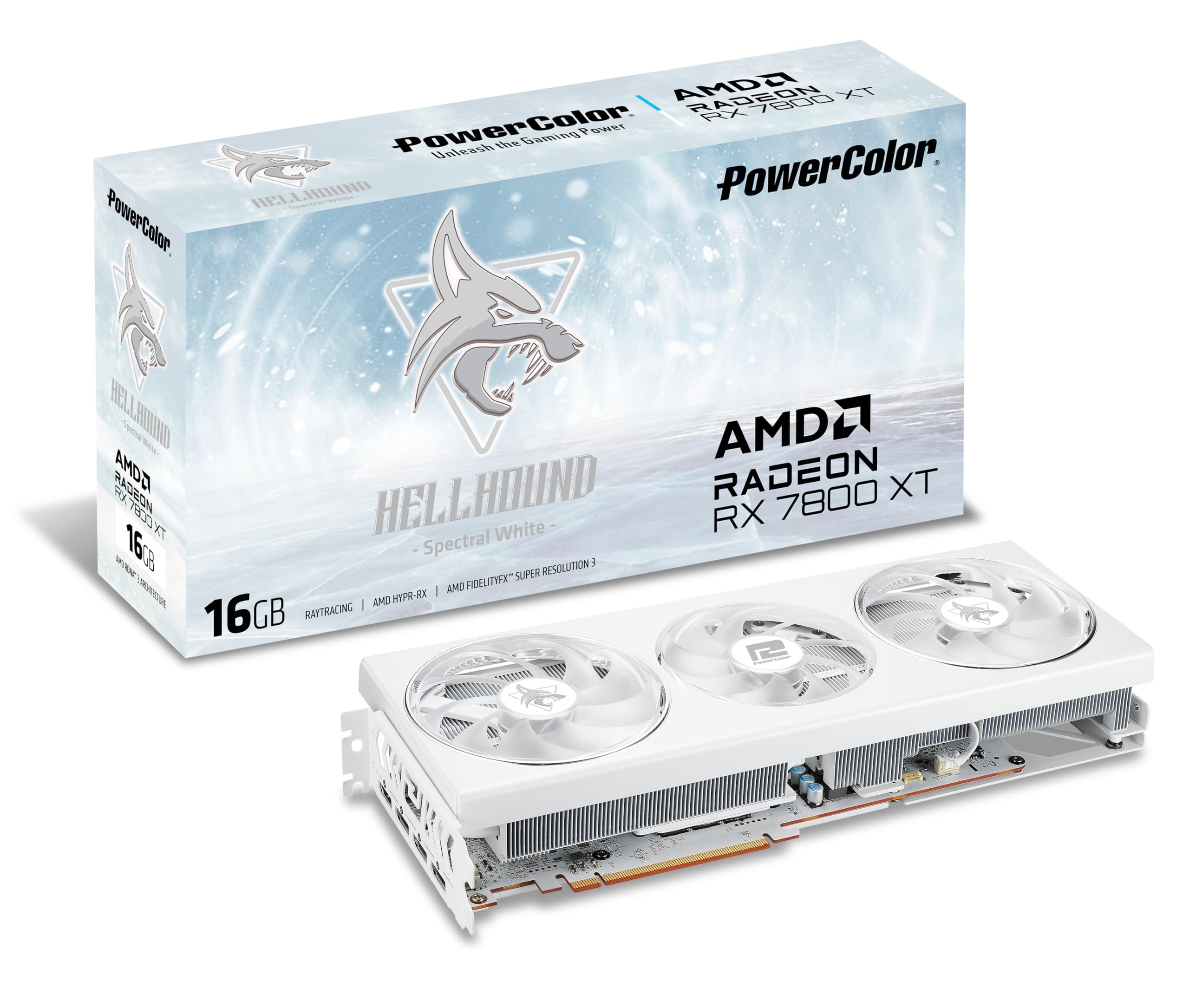 VGA PowerColor Radeon Hellhound RX 7800XT White 16GB GDDR6