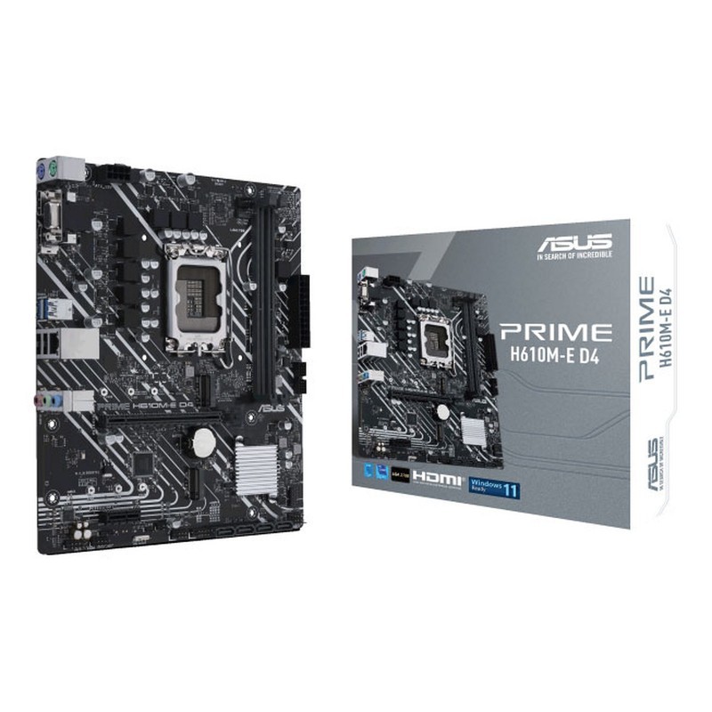 Scheda Madre Intel ASUS PRIME H610M-E DDR4-CSM LGA 1700 Micro-ATX