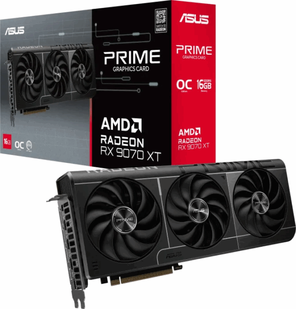 ASUS RADEON RX 9070 XT 16GB Prime OC