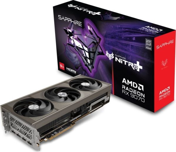 SAPPHIRE NITRO+ Radeon RX 9070 16GB Gaming OC (UEFI)