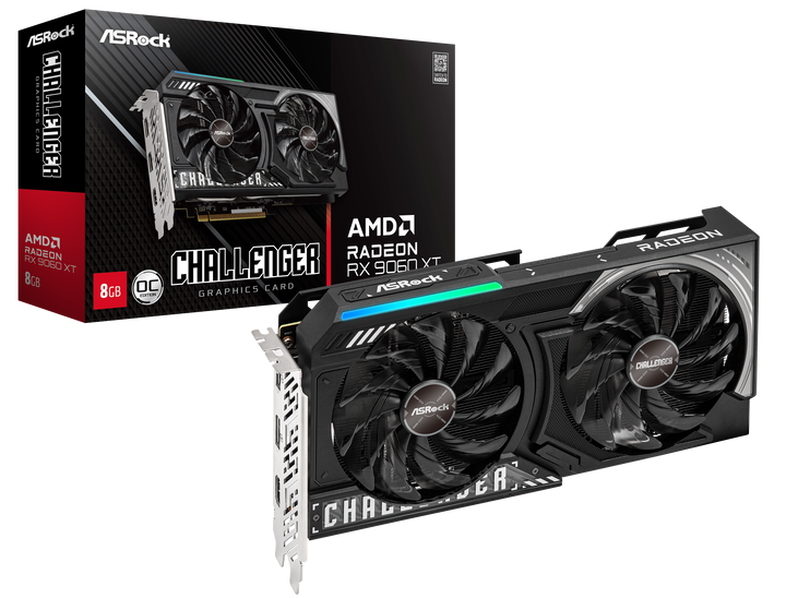 ASRock Radeon RX 9060 XT 8GB Challenger OC