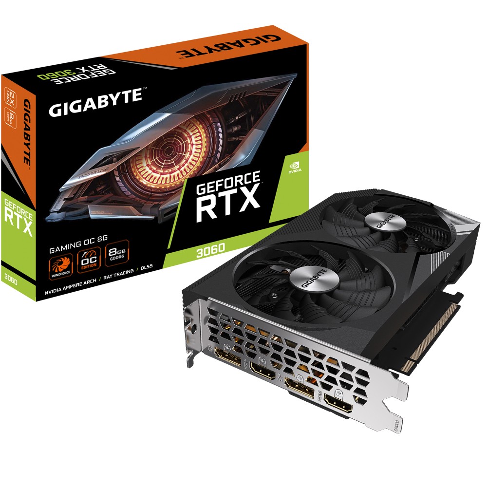 Gigabyte RTX 3060 8GB Gaming OC 2.0