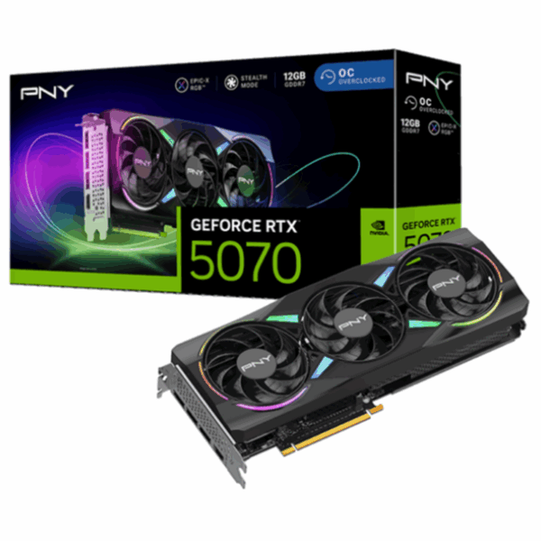 PNY RTX™ 5070 12GB Gaming Triple Fan