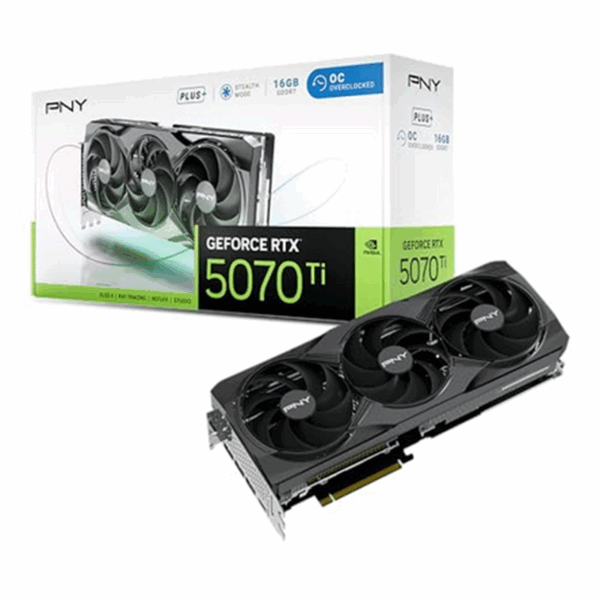 PNY RTX™ 5070TI 16GB Gaming Overclocked Triple Fan PLUS