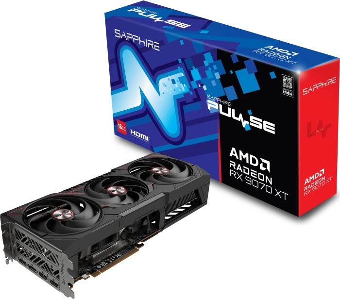 SAPPHIRE PULSE Radeon RX 9070 XT 16GB Gaming (UEFI)