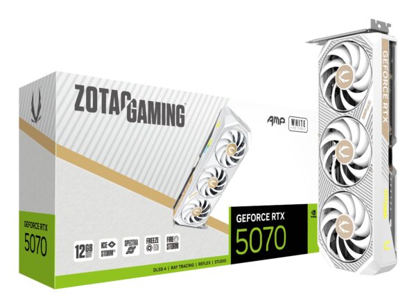 ZOTAC RTX 5070 12GB AMP WHITE EDITION