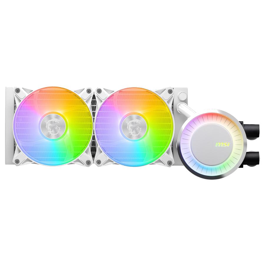MSI Dissipatore A Liquido MSI MAG Coreliquid E240 Bianco RGB 240mm