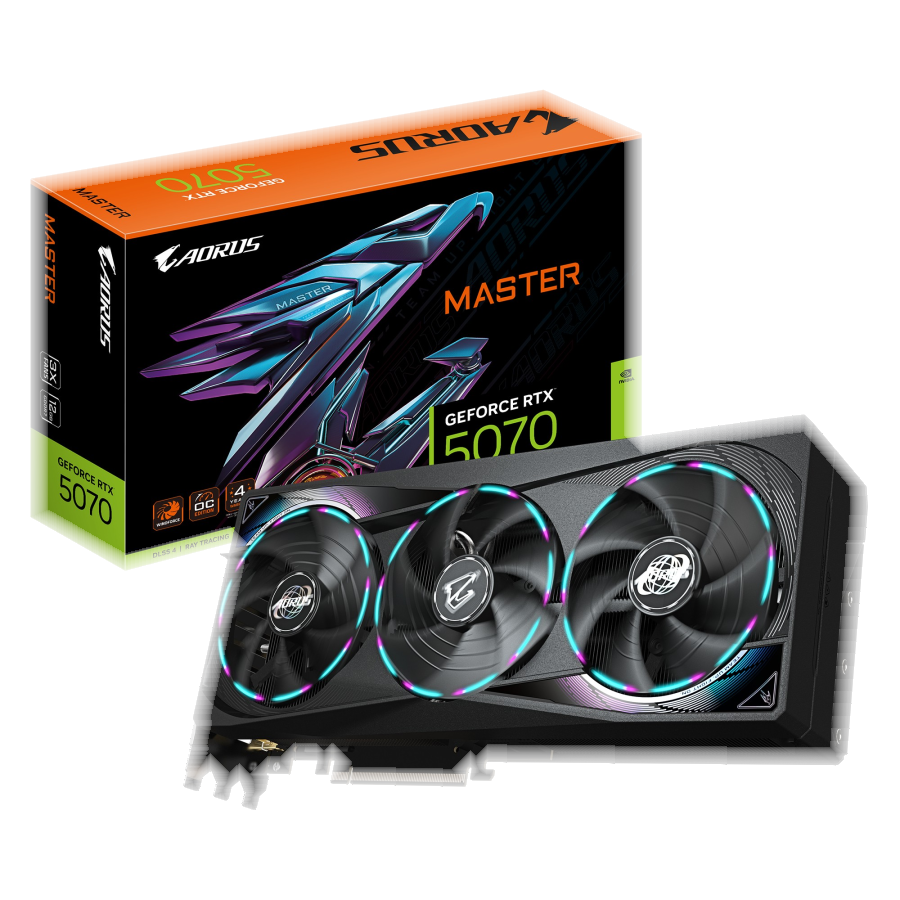 GIGABYTE Scheda Video Gigabyte Aorus GeForce RTX 5070 Ti Master 16G GDDR7