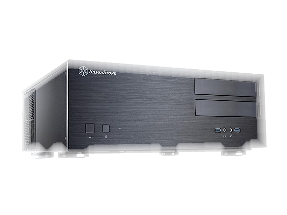SILVERSTONE Case Silverstone SST-GD08B USB 3.0 Grandia Desktop Nero