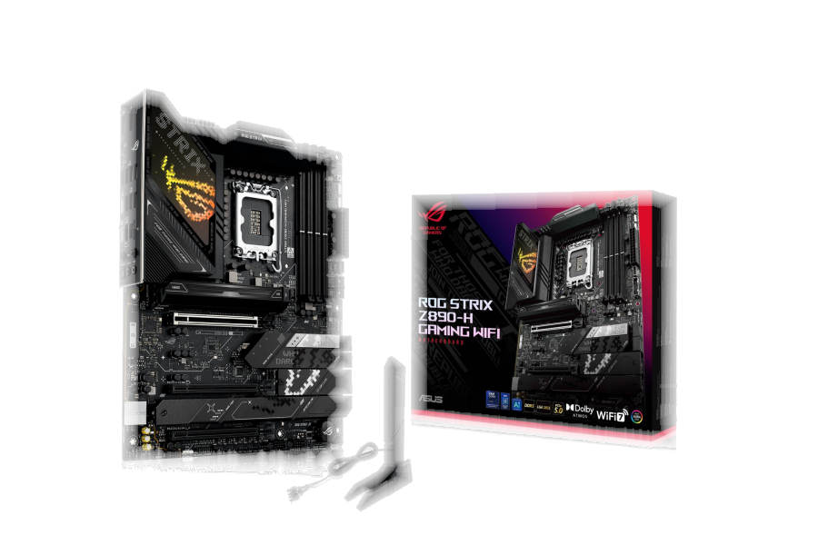 ASUS Scheda Madre Asus Rog Strix Z890-H Gaming WiFi LGA 1851 DDR5 ATX Nero