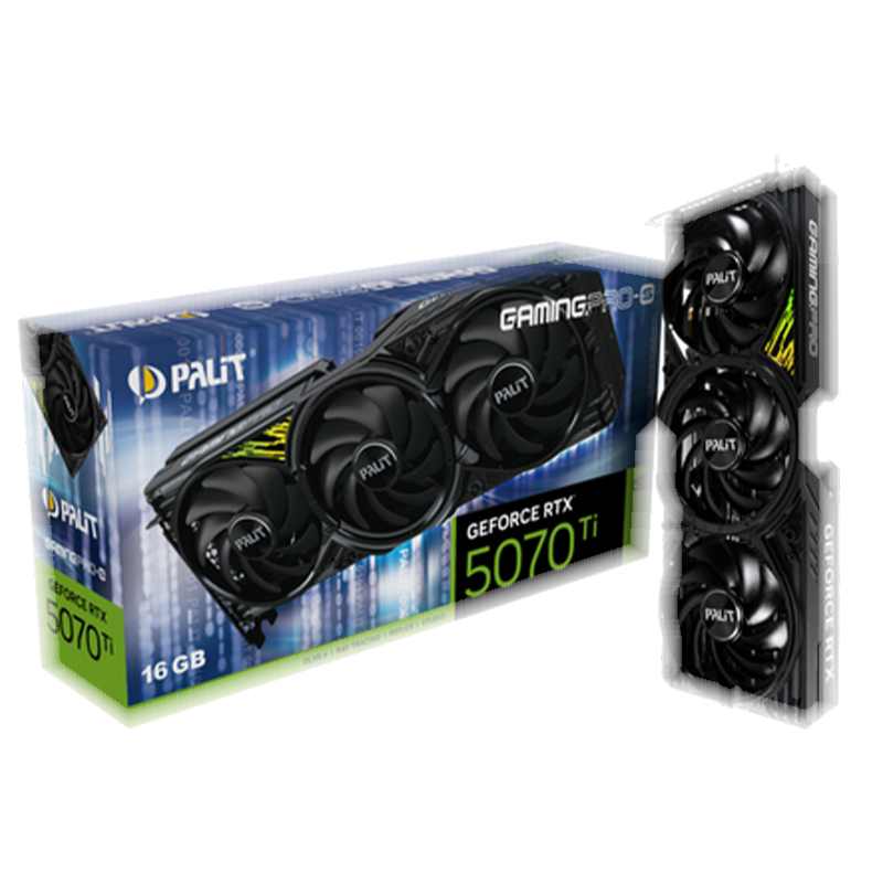 PALIT Schede Video Palit GeForce RTX 5070 Ti GamingPro-S NVIDIA 16 GB GDDR7
