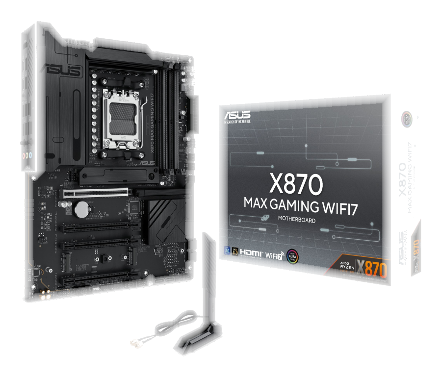 ASUS Scheda Madre ASUS X870 MAX Gaming WIFI7 ATX DDR5 Socket AM5