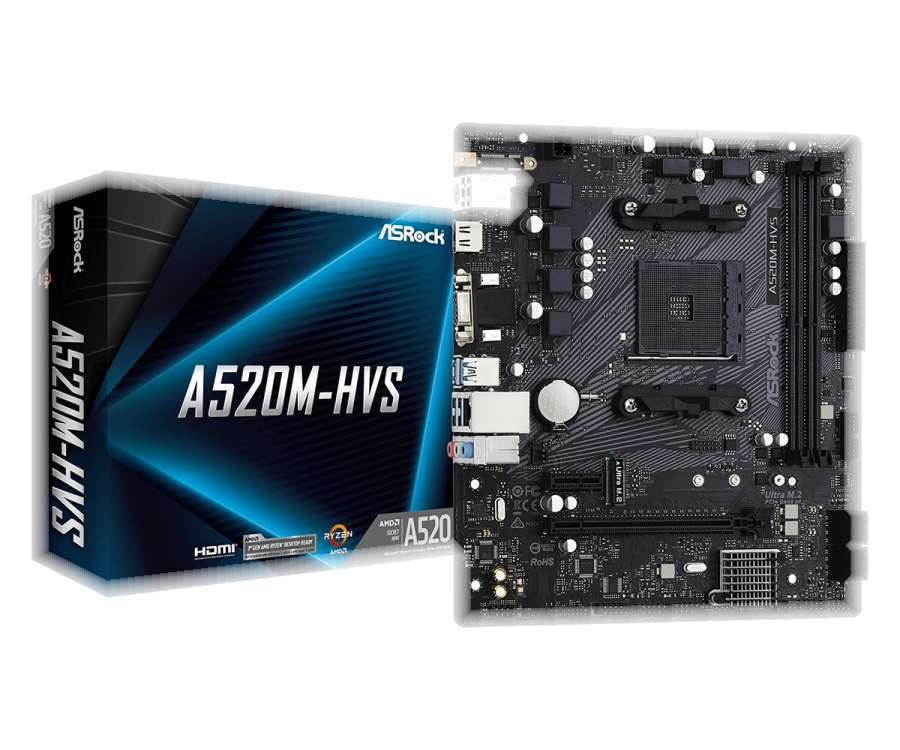 ASROCK Scheda Madre ASROCK A520M-HVS socket AM4